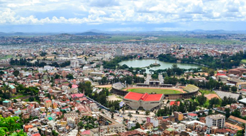Lac Anosy au centre ville d'Antananarivo